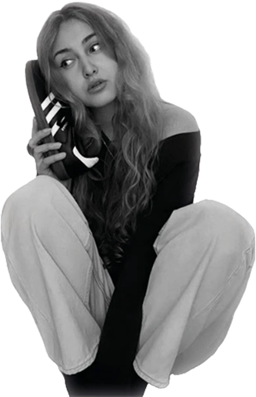 Céleste posant comme un i